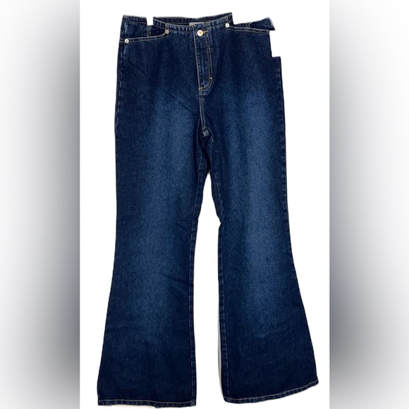 Vintage Women's Carolina Blues Flare Denim Jeans size 10 NWT - Picture 1 of 8